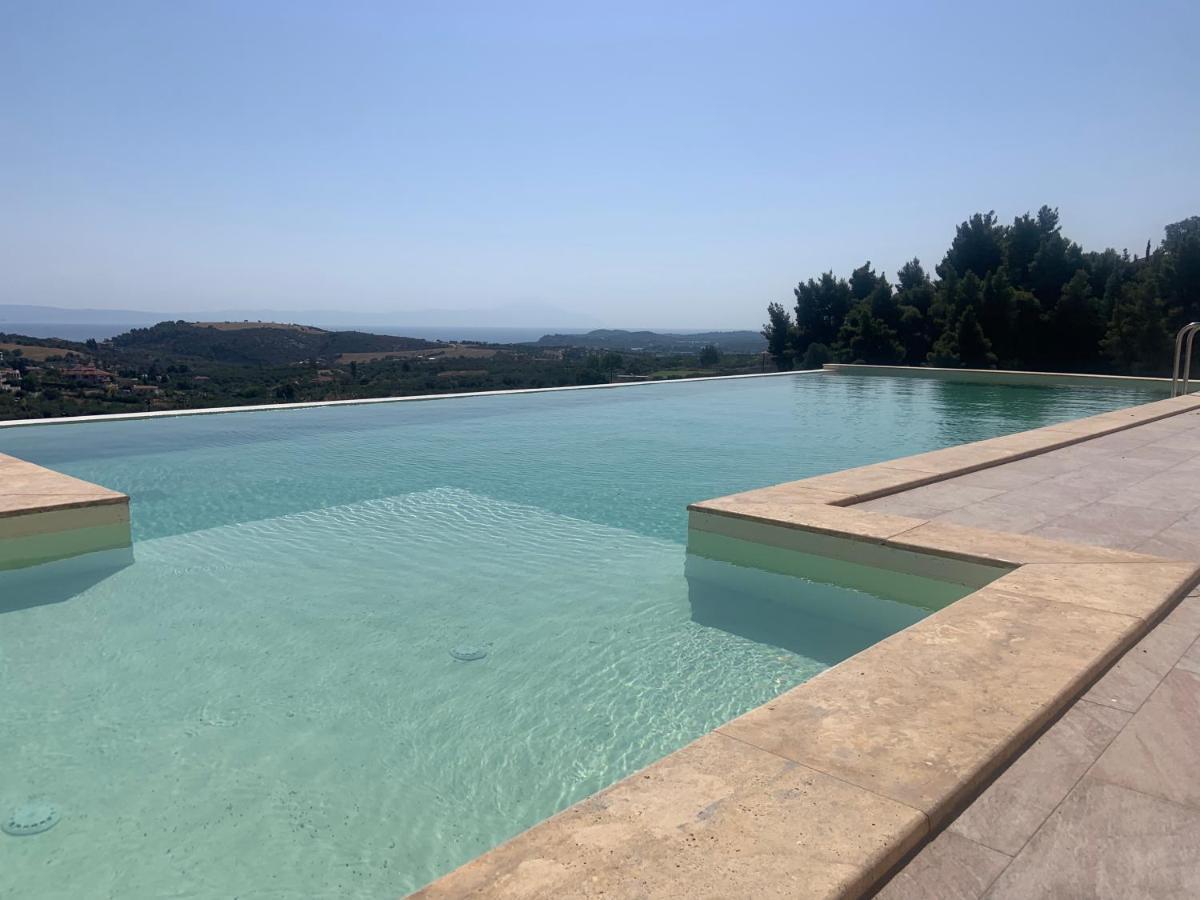St Nikola Panoramic Suites Halkidiki Ájosz Nikólaosz Kültér fotó